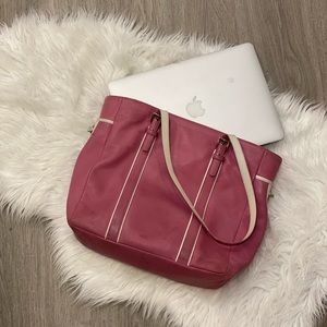 Coach Leather Tote Bag